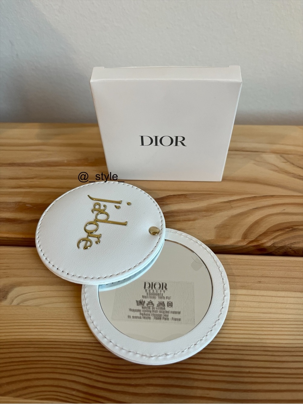 Dior J’Adore White Compact Mirror